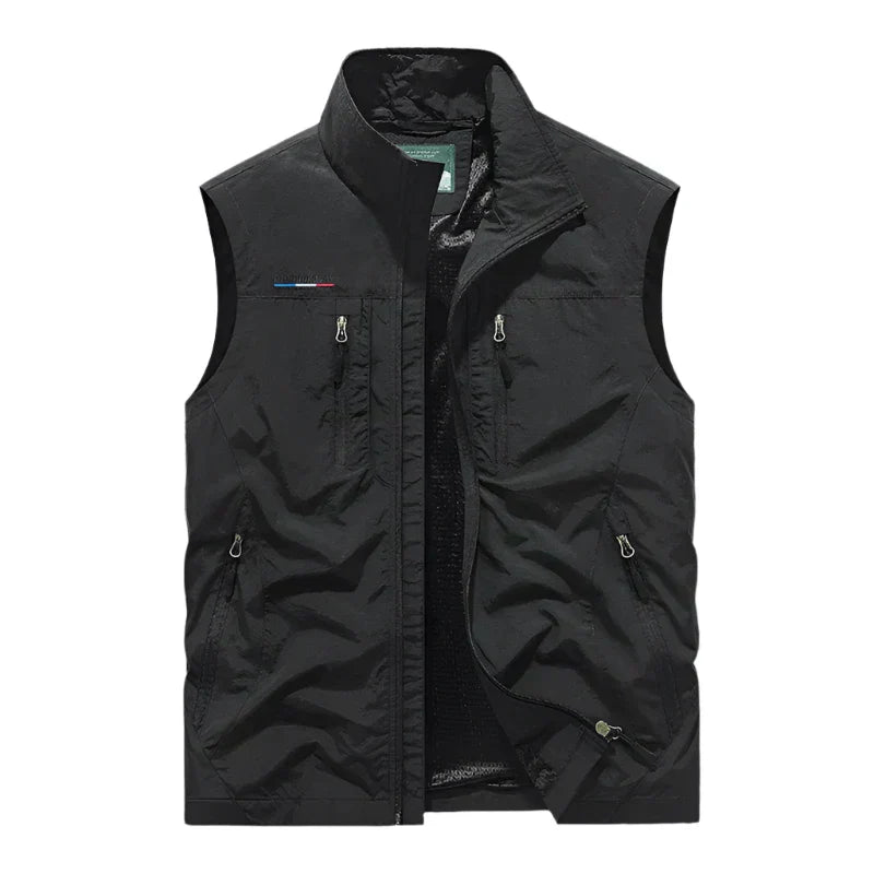 Slim Fit Men's Zip Up Lightweight Vest
