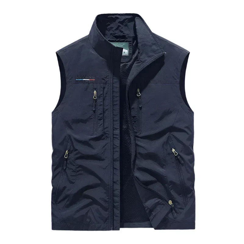 Slim Fit Men's Zip Up Lightweight Vest