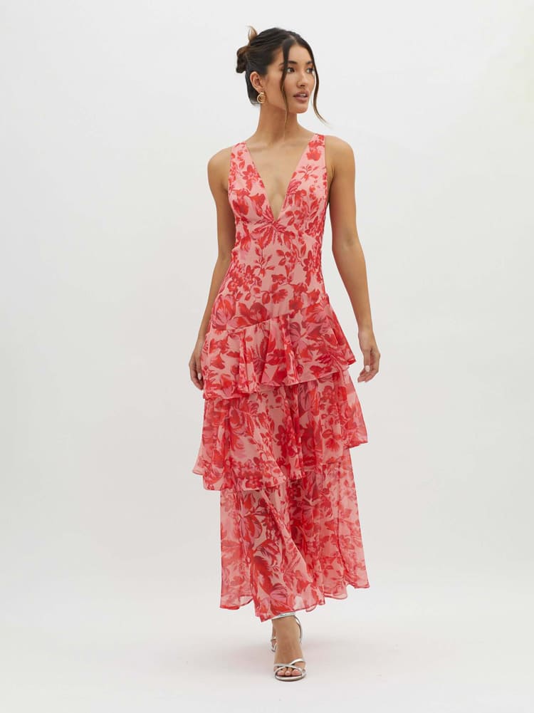 Kay | Chic Floral Maxi Dress for Women - VogeLuxe