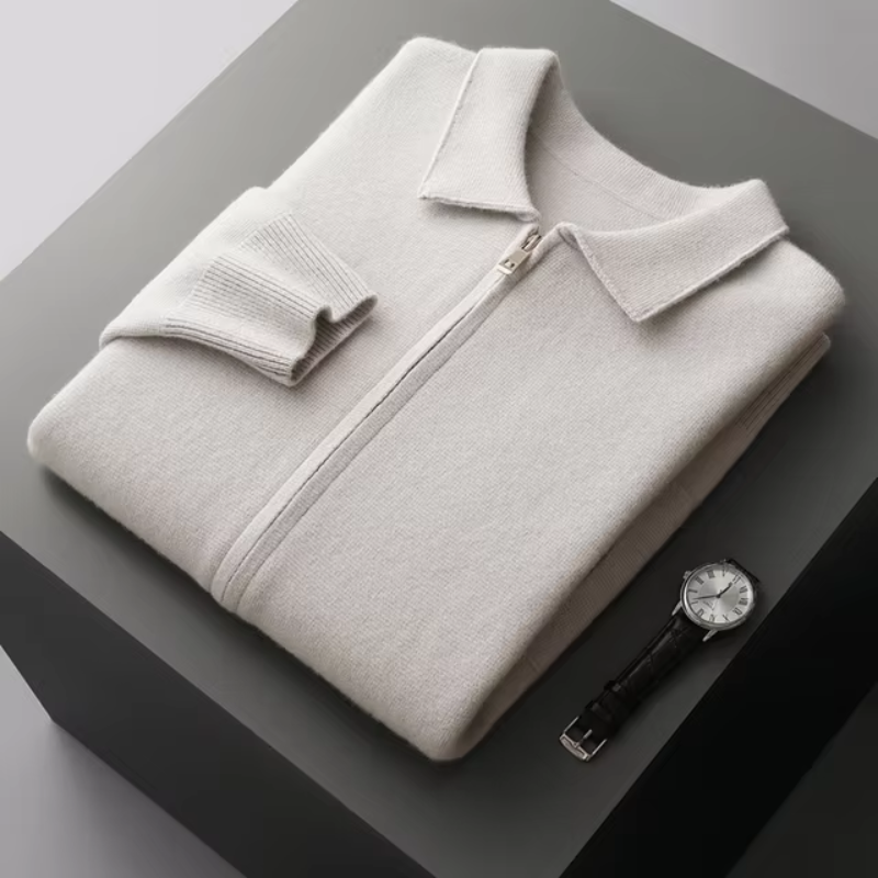 Men's Classic Zipper Sweater