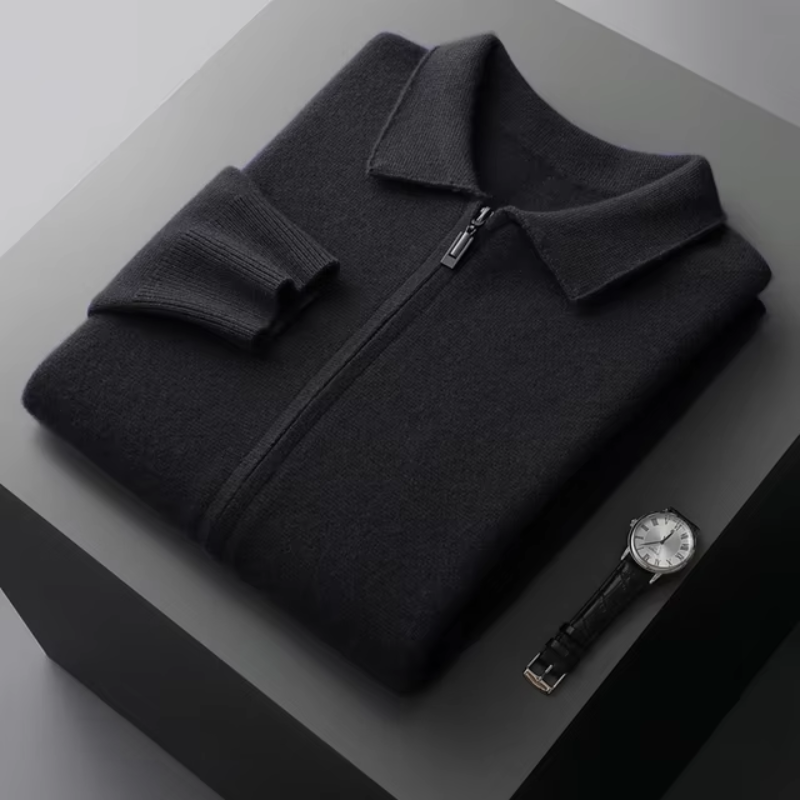 Men's Classic Zipper Sweater