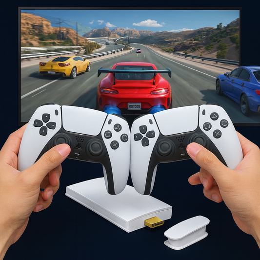 Classic Retro Gaming Console Wireless HDMI 2000 Games - VogeLuxe