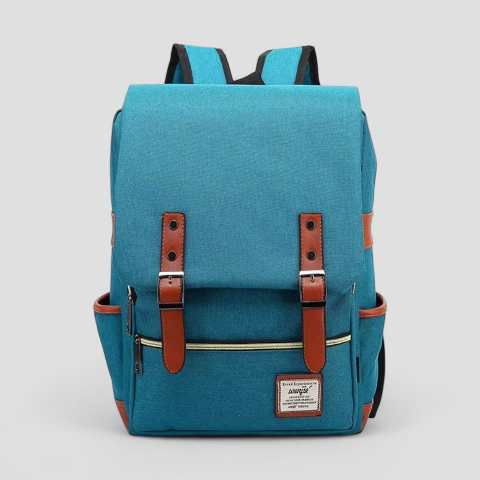 Vintage Canvas Laptop Backpack for School and Travel