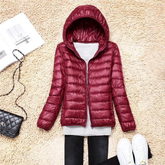 Warm Women's Down Filled Winter Jacket