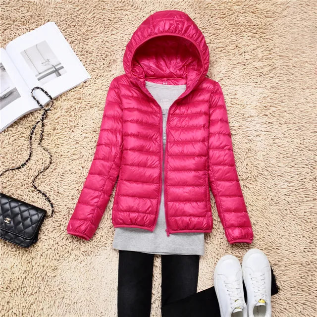 Warm Women's Down Filled Winter Jacket