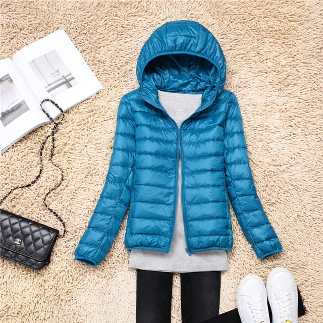 Warm Women's Down Filled Winter Jacket