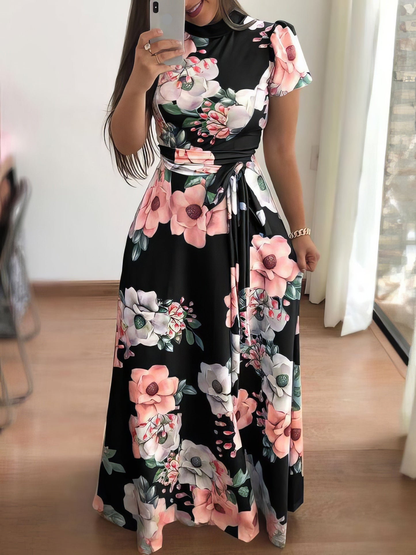 Comfy Floral Maxi Dress for Women