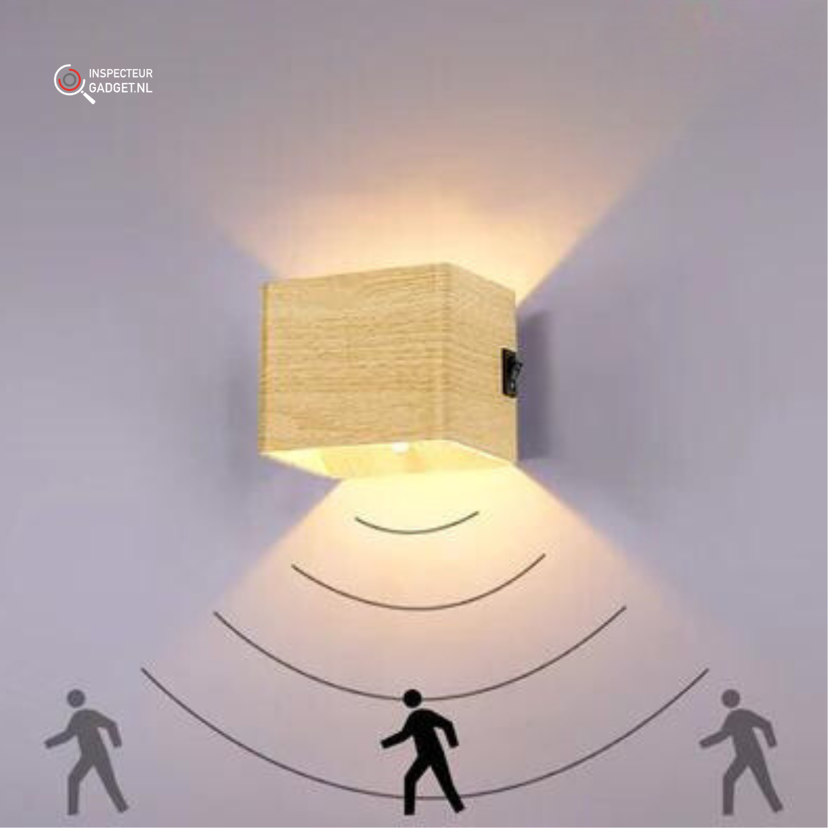Rechargeable Wireless Wall Light with USB and Long Lasting Glow