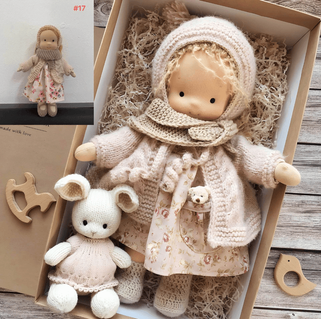 Plush Waldorf Doll – Cute Friend for Kids Play - BritishElegance