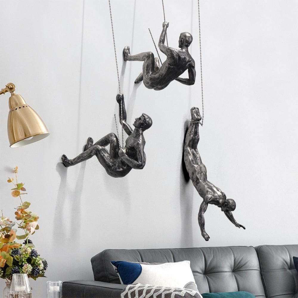 3D Figure Wall Decor Sculpture Art Piece - VogeLuxe