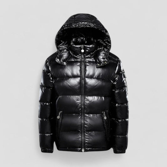 Warm Mens Winter Puffer Jacket with Hood