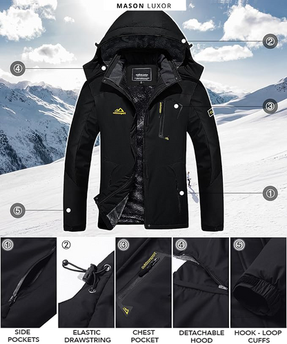Warm Waterproof Winter Jacket 6