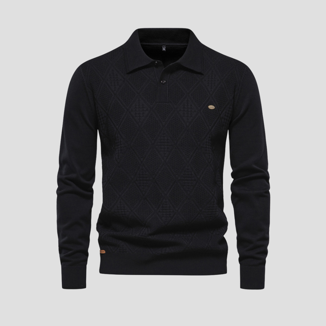 Warren | Knit Polo Sweater 1