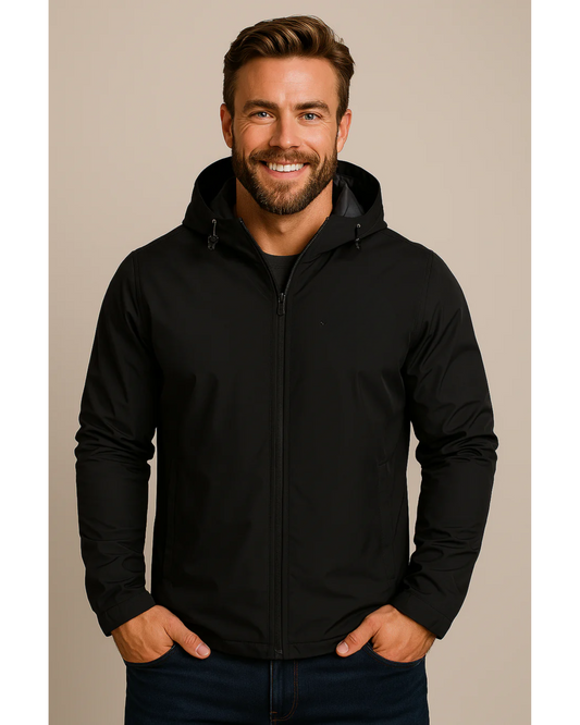 Waterproof Windbreaker Jacket for Men with Hood - VogeLuxe