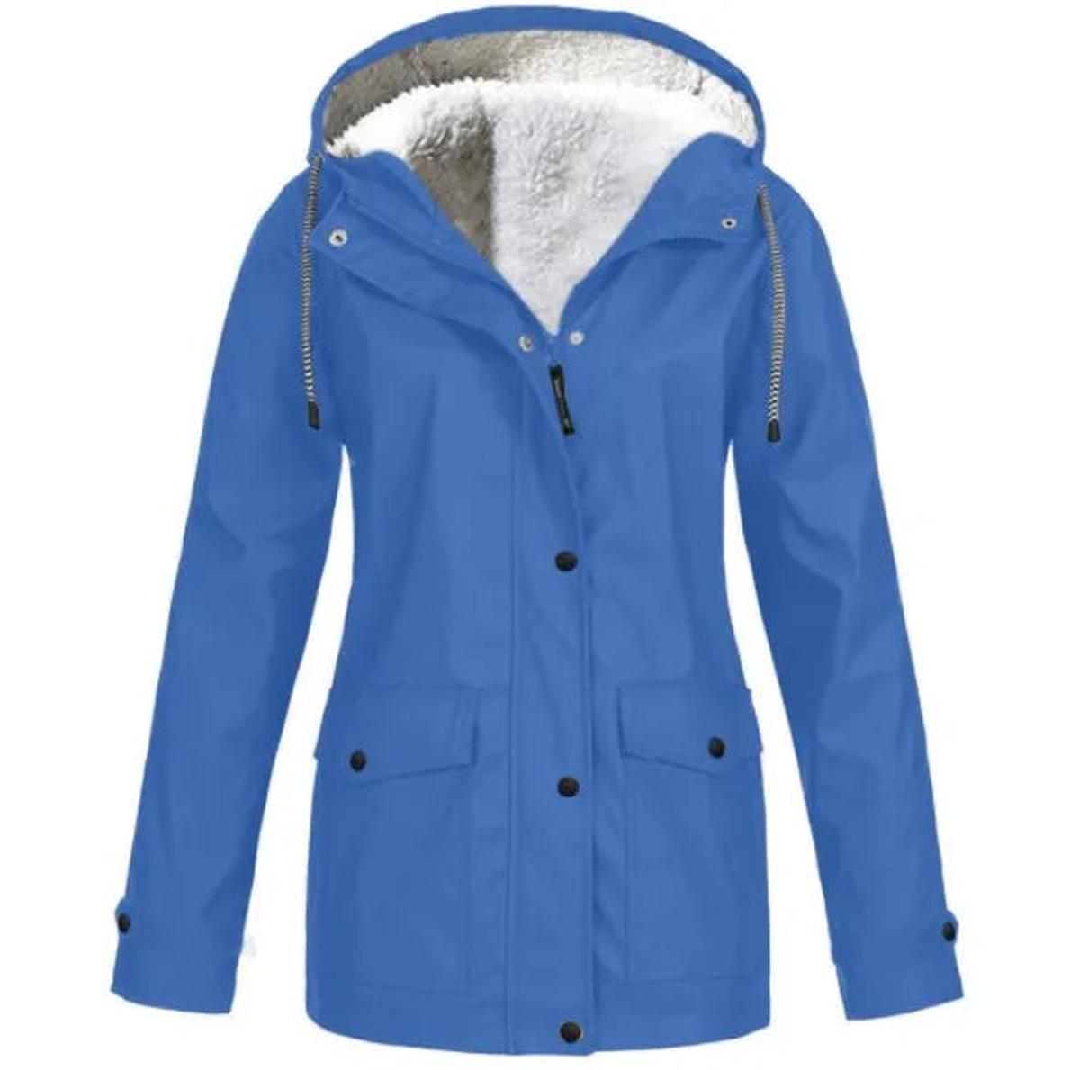 Warm Insulated Water Resistant Parka Coat With Hood