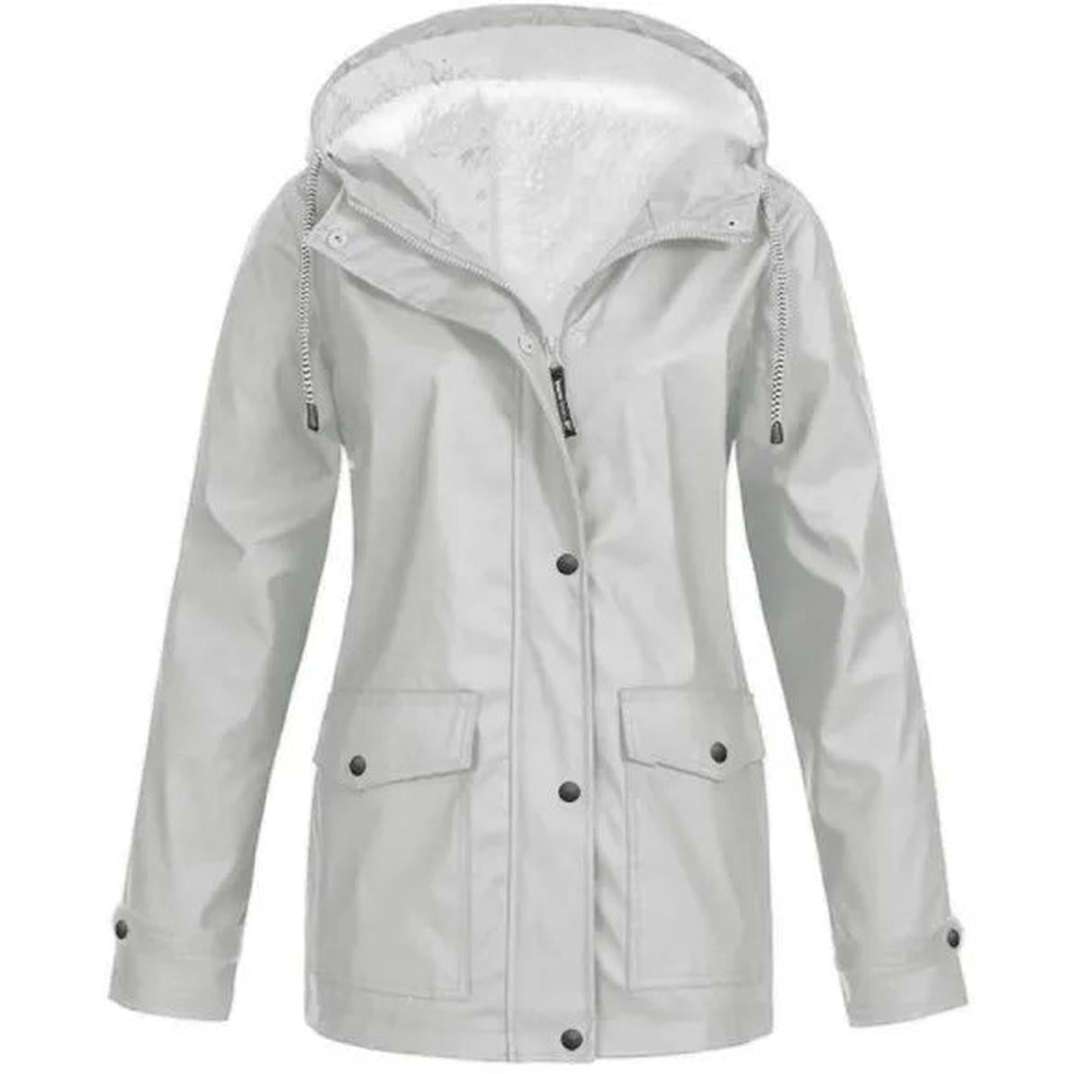 Warm Insulated Water Resistant Parka Coat With Hood