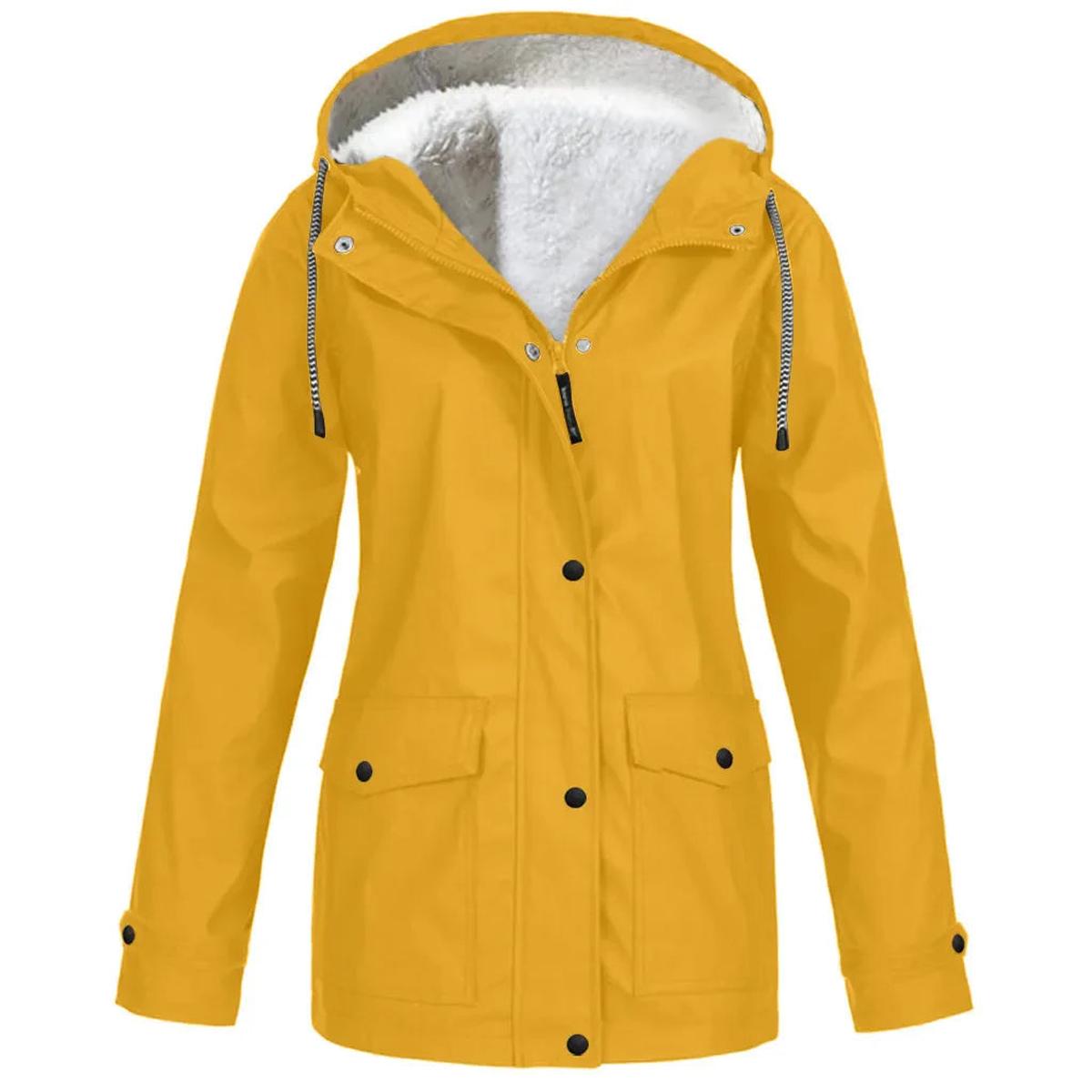 Warm Insulated Water Resistant Parka Coat With Hood