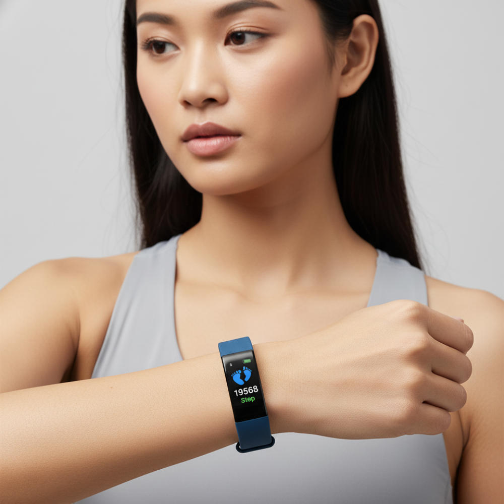 Easy Wear Senior Fitness Tracker with LED Display - VogeLuxe