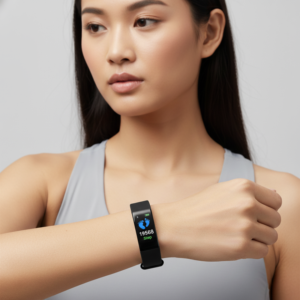 Easy Wear Senior Fitness Tracker with LED Display