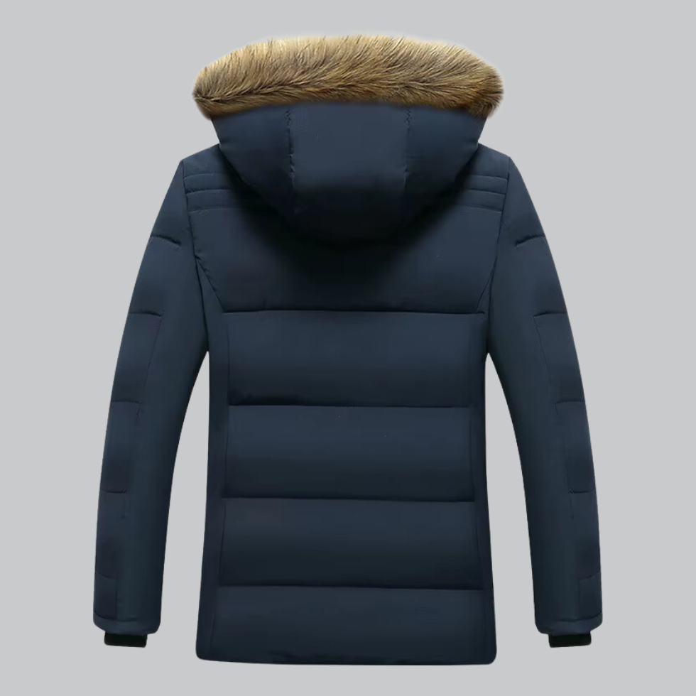 VogeLuxe | Men’s Insulated Fur-Lined Hooded Parka