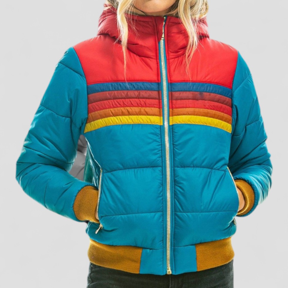 VogeLuxe | Women’s Waterproof Hooded Puffer Jacket
