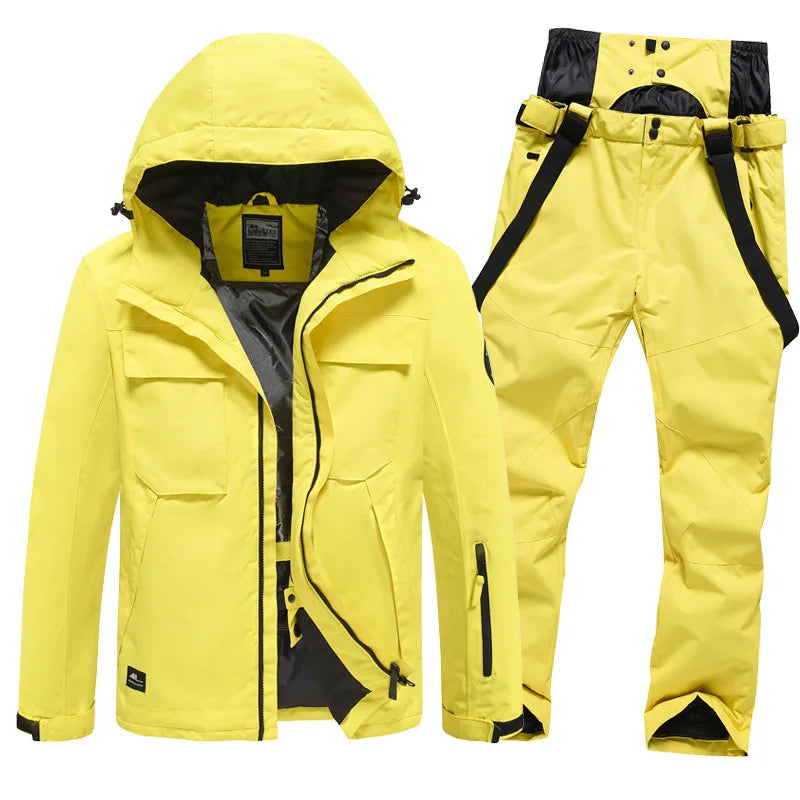 Waterproof Insulated Snow Ski Jacket Suit