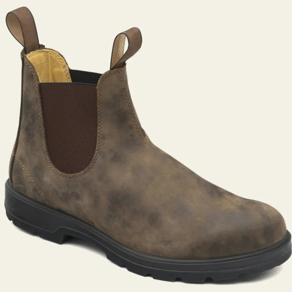 Ladies Classic Low Heel Ankle Boots Chelsea Style