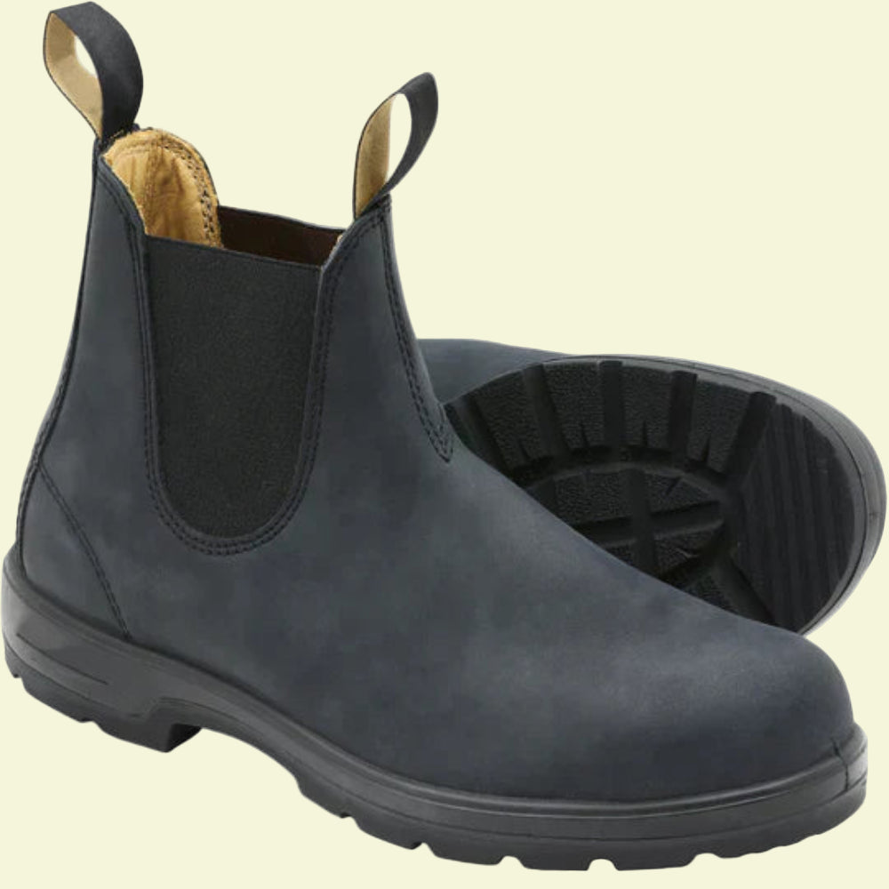 Ladies Classic Low Heel Ankle Boots Chelsea Style