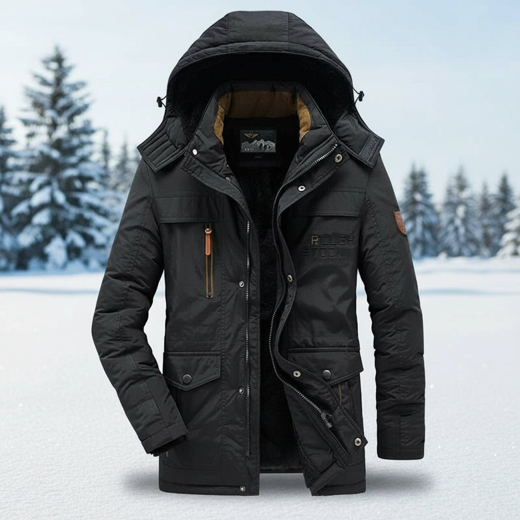 Waterproof Insulated Men's Snow Jacket Warm Coat