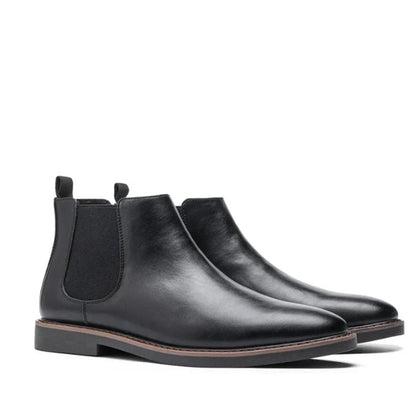 Men's Premium Leather Ankle Boots - Stylish Daily Wear