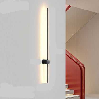 Simple White LED Wall Light With Warm Glow
