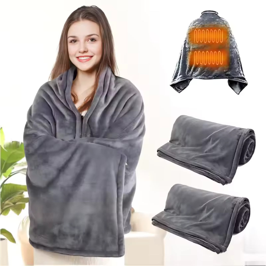 Cozy Electric Heated Blanket with 9 Warm Settings - VogeLuxe