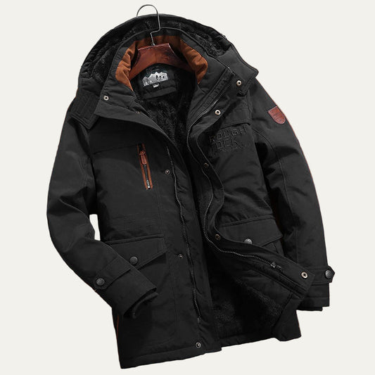 VogeLuxe | Men’s Warm Hooded Winter Parka Coat