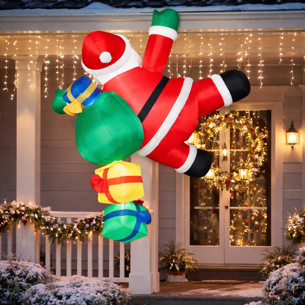 Fun Inflatable Santa Outdoor Christmas Yard Decor - VogeLuxe