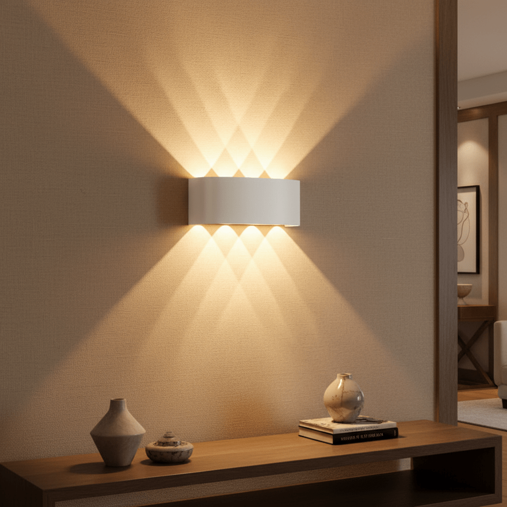 Durable Outdoor LED Wall Lamp Energy Saving Aluminium