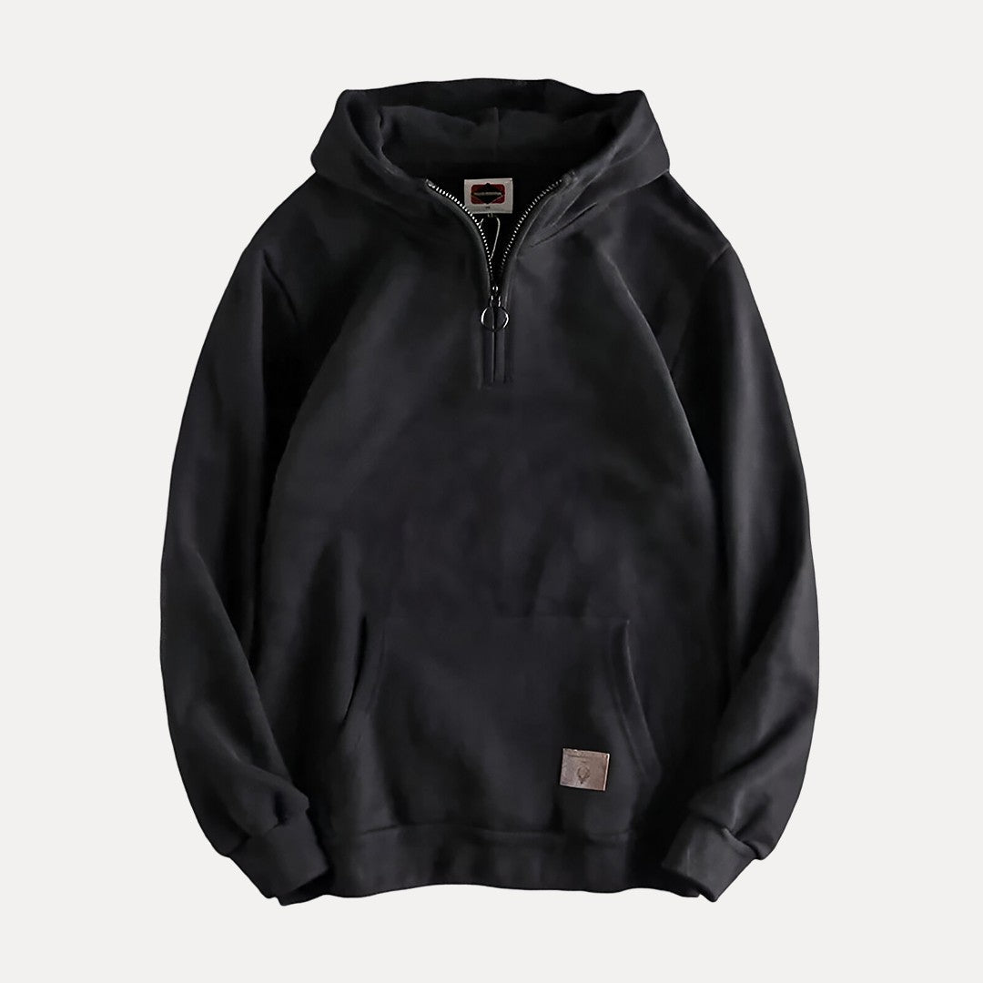 Simple Pullover Hoodie with Pockets for Men