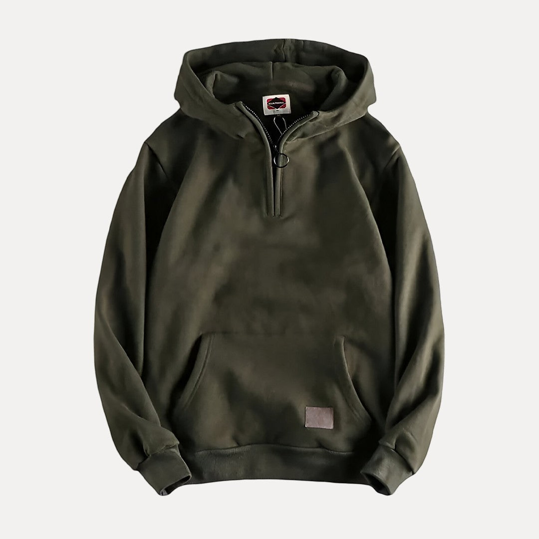 Simple Pullover Hoodie with Pockets for Men