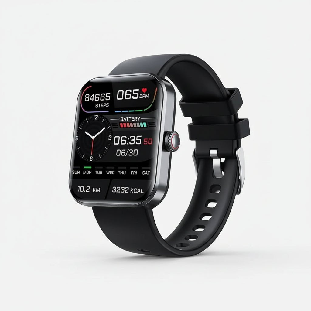 Waterproof Fitness Tracker Smartwatch with Bluetooth Calls - VogeLuxe