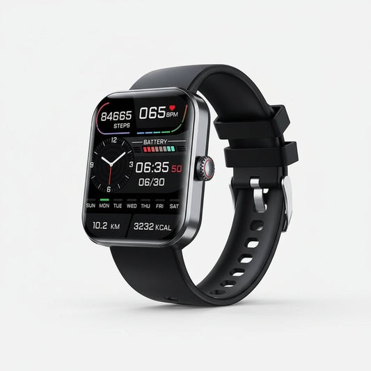 Waterproof Fitness Tracker Smartwatch with Bluetooth Calls - VogeLuxe