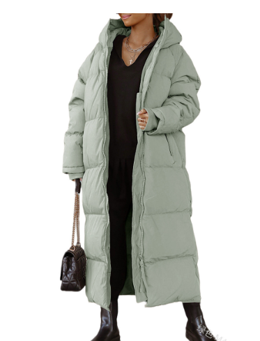 Thick Insulated Down Parka Coat for Women - BritishElegance