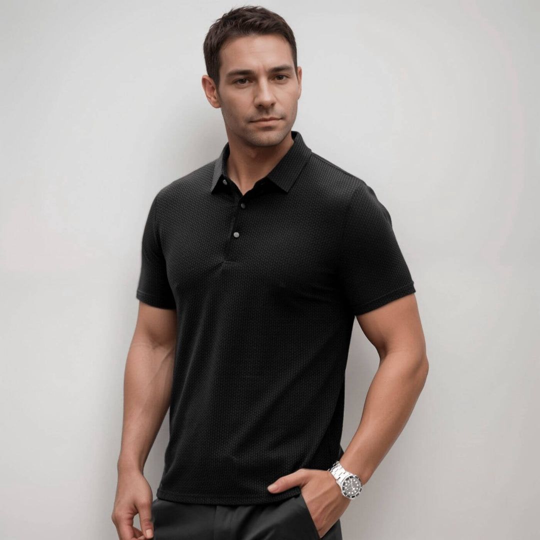 Fashionable Athletic Mens Polo Shirt - VogeLuxe