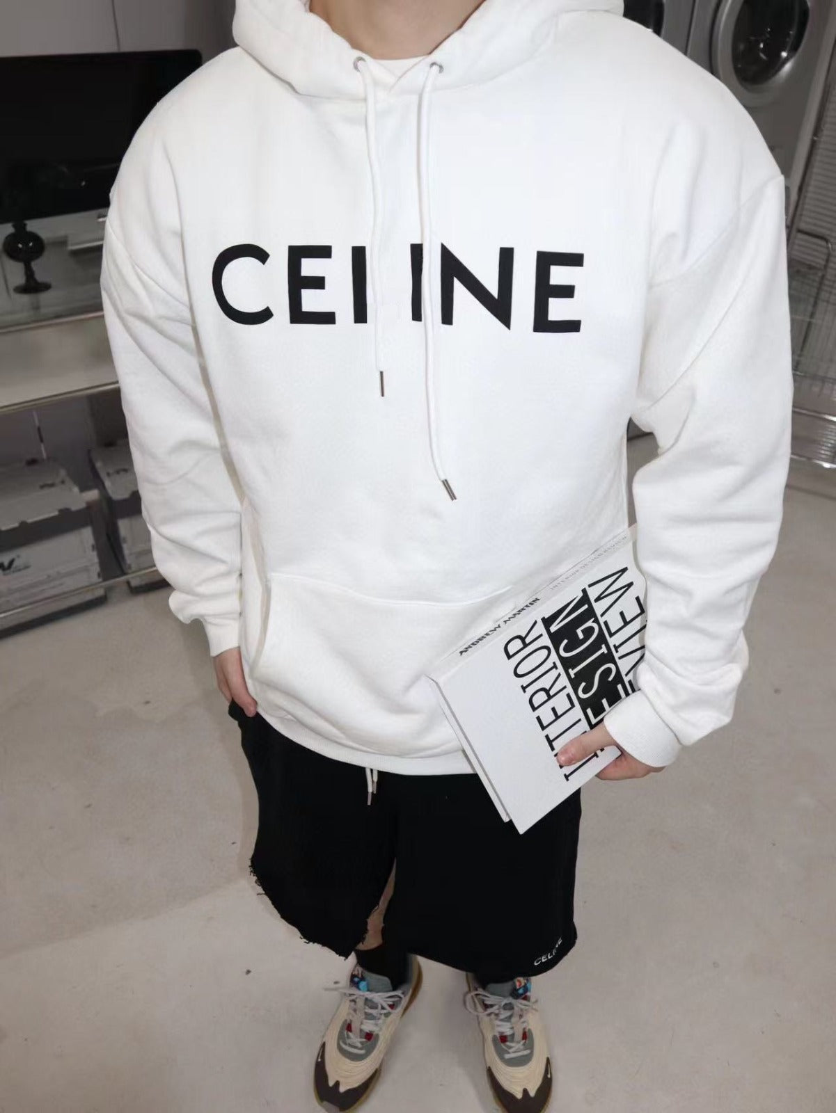 Large Graphic Print Oversized Hoodie Sweatshirt