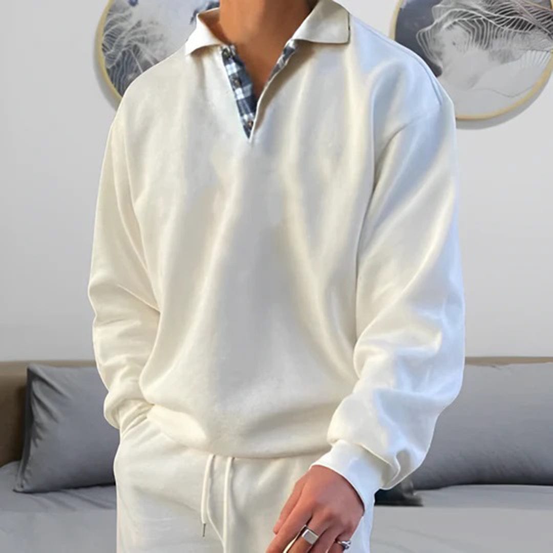 Warm Zipped Classic Winter Sweater - BritishElegance