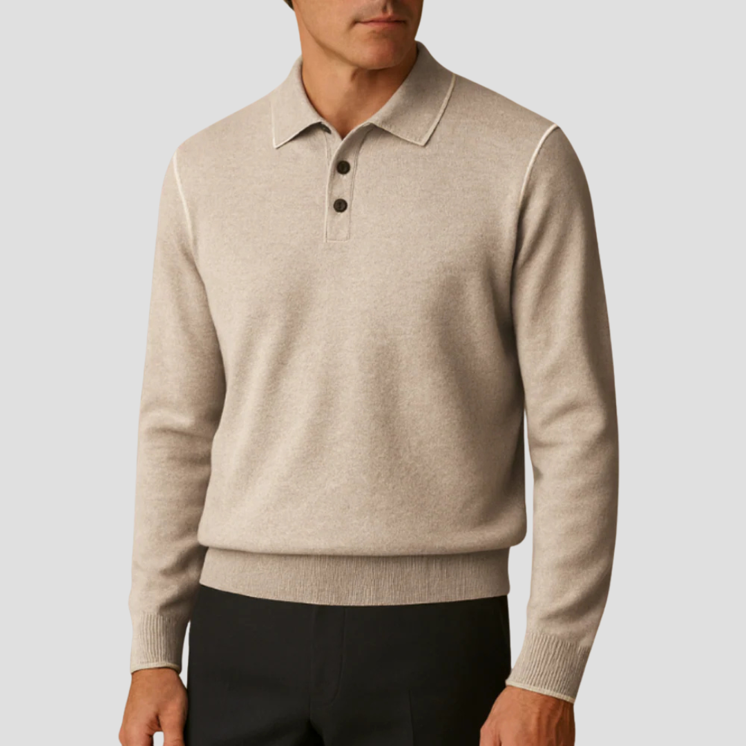 Wilson | Cashmere Polo Sweater 0