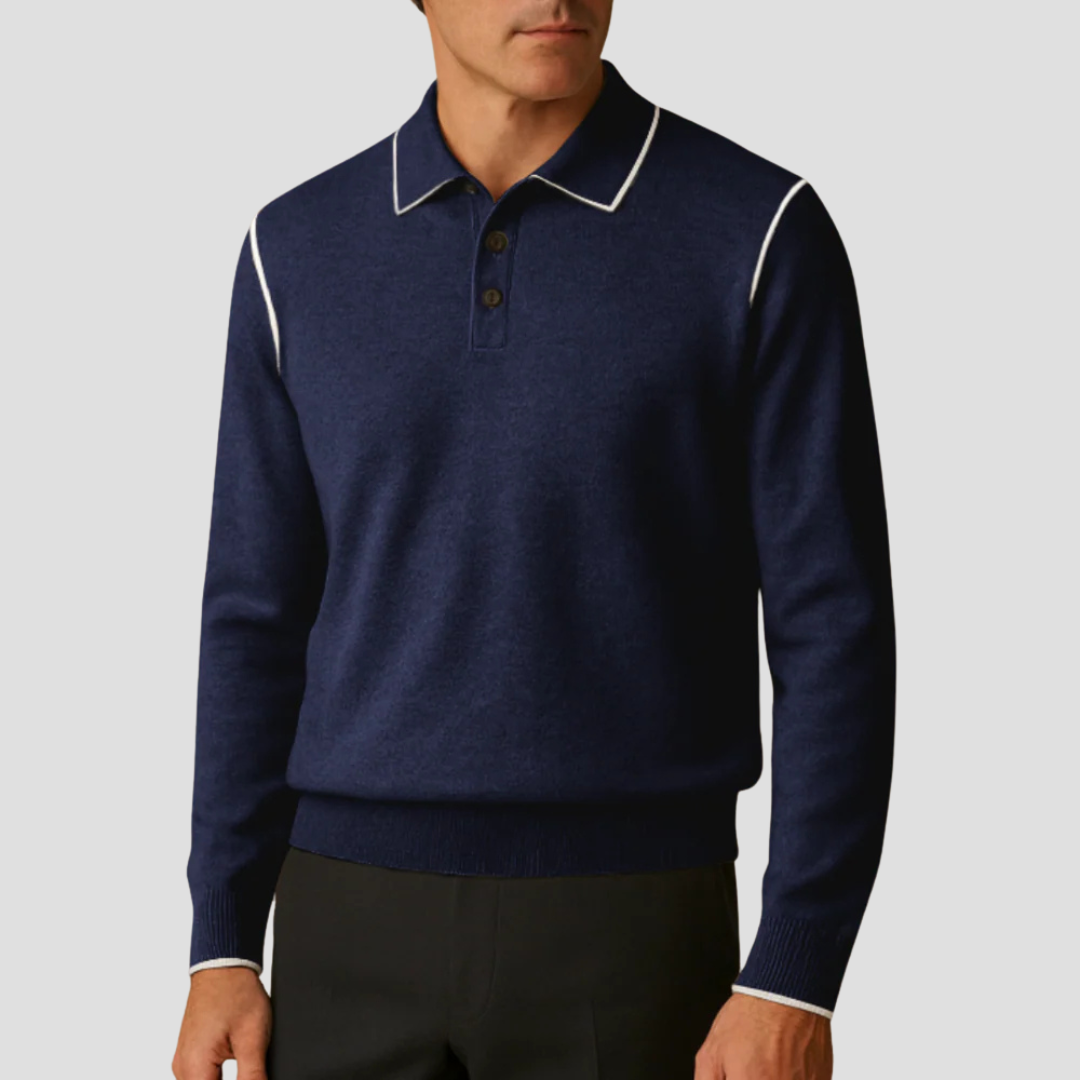 Wilson | Cashmere Polo Sweater 2