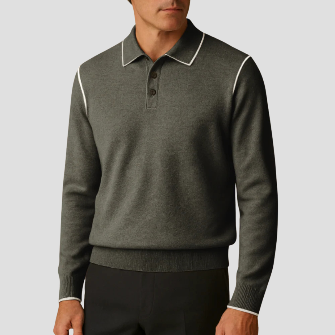Wilson | Cashmere Polo Sweater 4