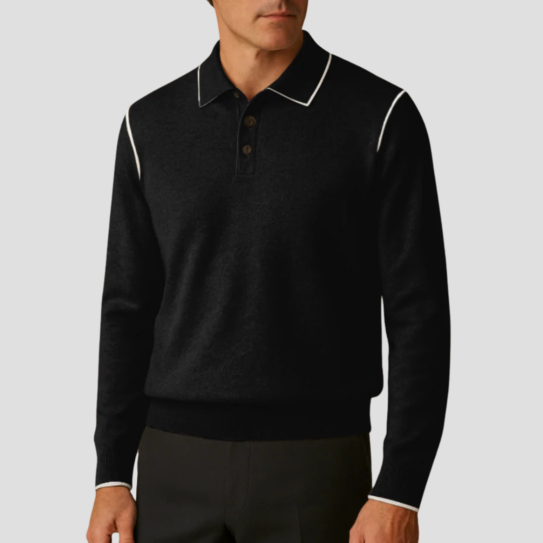 Wilson | Cashmere Polo Sweater 5
