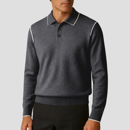 Wilson | Cashmere Polo Sweater 6