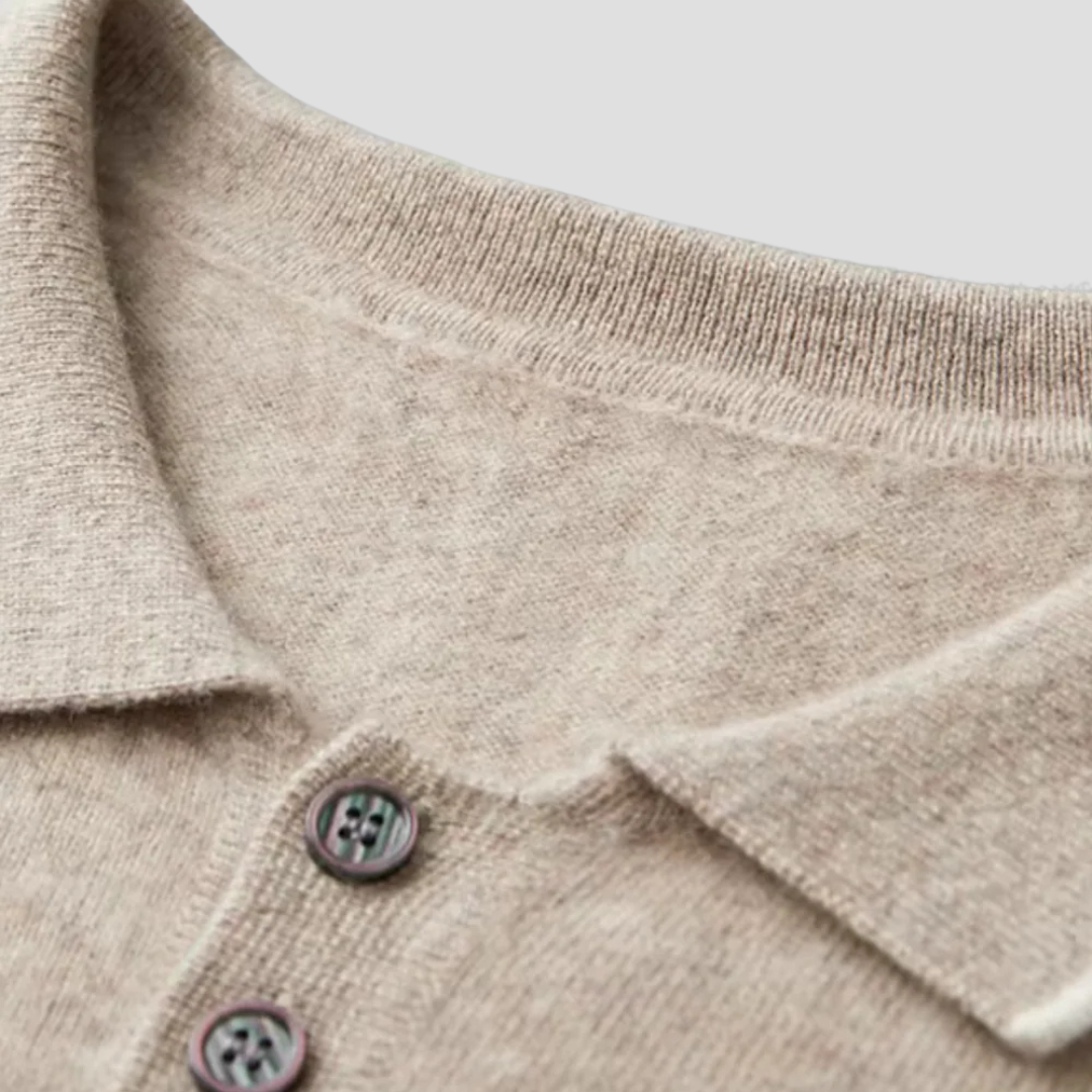Wilson | Cashmere Polo Sweater 7