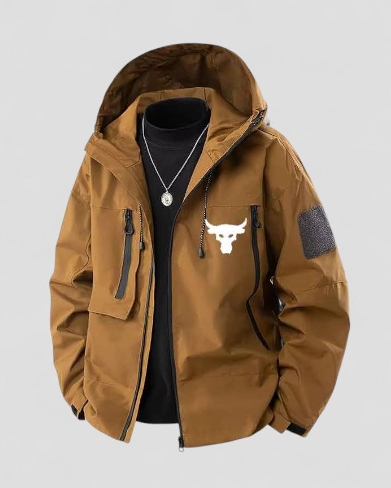 Windproof Lightweight Hooded Jacket for Men Casual Outdoor